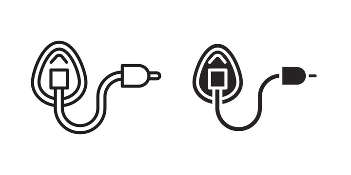 Anesthesia icon symbol concept. Icons for web and mobile.