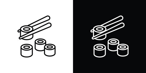 Sushi icon for Apps. Icon Design Template.