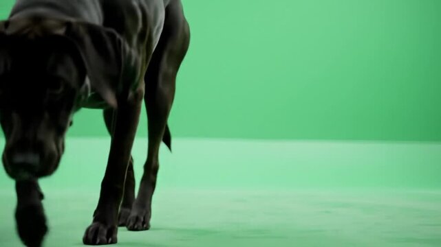 Dog Poses in Greenscreen Studio - Ready for Digital Adventures, (0716(15).mp4)