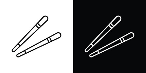 Chopsticks icon for Apps. Icon Design Template.
