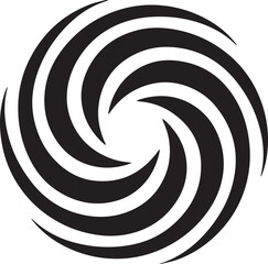 Black and White Cosmos Vortex