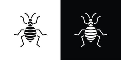 Bedbug icon symbol sign, vector, eps 10