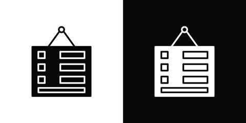 Mood board icon symbol sign, vector, eps 10