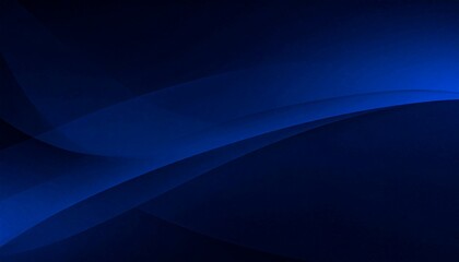 Elegant abstract background with dynamic flowing curves in deep cobalt, sapphire, and navy blue. Modern textured design for corporate banners or website headers.