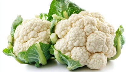 Fresh Cauliflower Heads Nutritious Vegetables for Healthy Eating and Culinary Creations