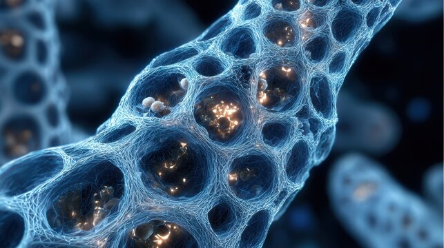 Cells actively integrate into a porous 3d printed cartilage scaffold, highlighting the potential of bioprinting in regenerative medicine and tissue engineering