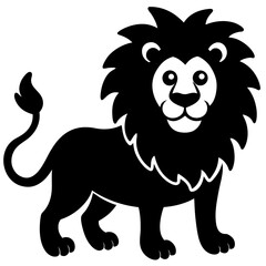 lion cartoon isolated