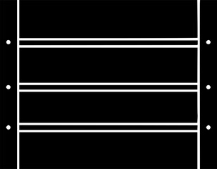 Fototapeta premium library flat vector 