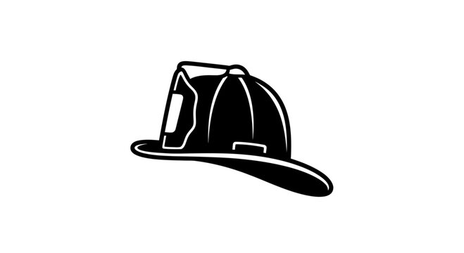 Vector firefighter helmet vector illustration for emergency services and safety equipment design needs exactly one hundred