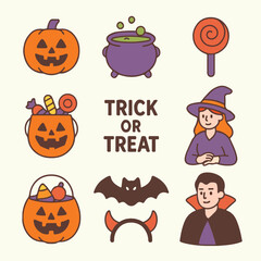 halloween element resource for assembly the poster ad or something else