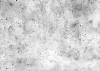 Abstract monochrome grunge texture. Dirty stain background. Washed and dusty grey backdrop. For poster, banner, brochure, or cover overlay template.