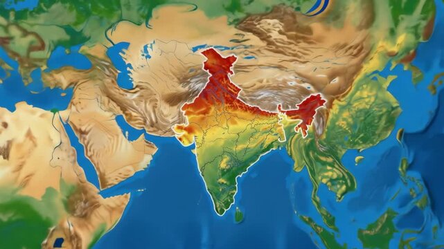 India: A Dynamic Topographical Journey Across Diverse Landscapes
