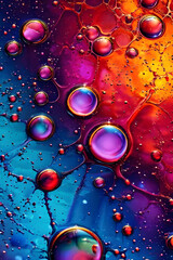 abstract background with bubbles
