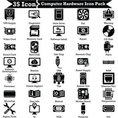 Computer Hardware Icon Pack