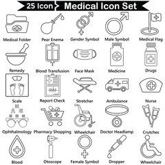 Medical Line Icon Pack
