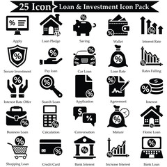 Loan And Investment Icon Pack