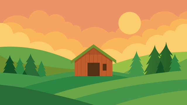 Greeting Card Background Scene a Heartwarming Festive Celebration Design