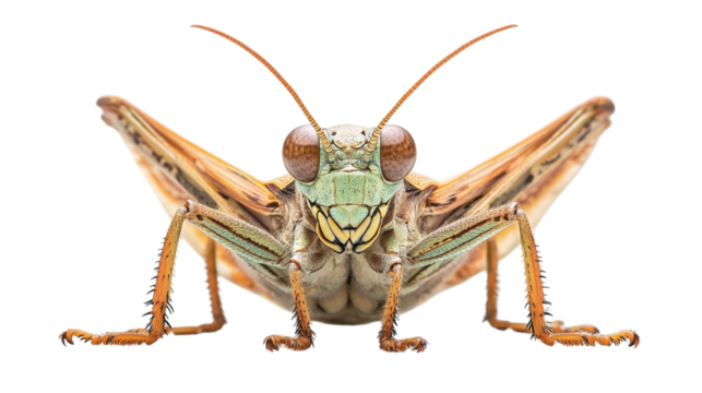 grasshopper isolated on transparent background 