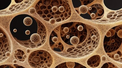 Microscopic view of magnetocaloric foil reveals intricate lattice patterns enhancing cooling efficiency, blending beauty and advanced technology