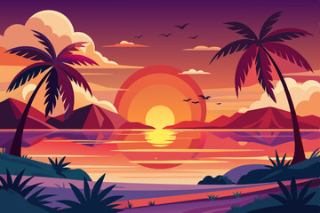 summer sunset