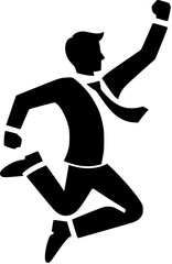 jumping man Generative AI