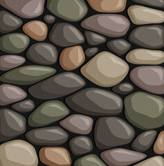 Seamless stone wall pattern, ideal for natural backgrounds, textures, or rustic designs