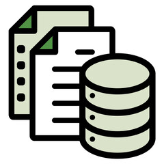 イラストアイコンセット：ハードディスクファイル	
