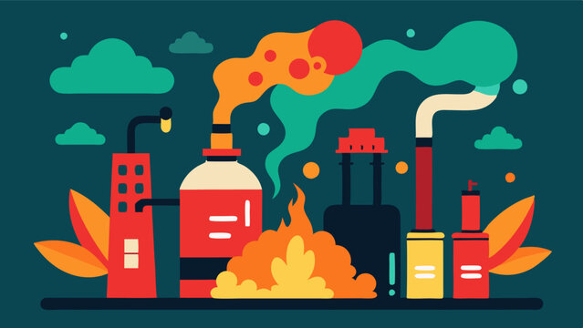 The smell of fuel and chemicals permeating the air a constant reminder of the power of human ingenuity.