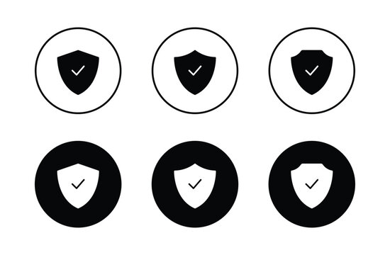 Shield icon. Protection, security icon vector for web site	