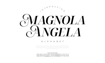 Romantic serif font with dramatic curves, ideal for invitations, branding, and packaging