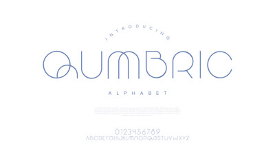 Light geometric sans-serif font with minimal and modern aesthetics for branding