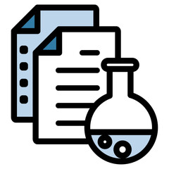 イラストアイコンセット：医療ファイル	
