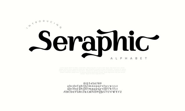 Unique serif font with gothic-inspired curves, perfect for edgy branding and posters