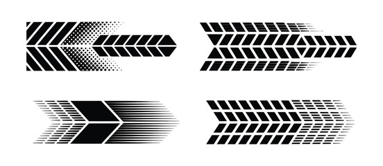Racing cars and race car stripes set with angled checkered patterns, checkered flag, finish line, motocross labels, dynamic lines, and motorsport speed design elements