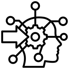 Fototapeta premium Perception Icon