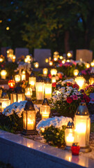 christmas tree in the night