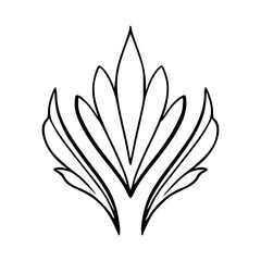 elegant art deco inspired element