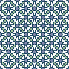 Geometric Clean Floral Motif Tileable Surface Repeat Pattern