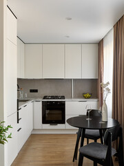 interior design. interior photography of an apartment for rent. One-room apartment with a simple and cozy design. High quality photo