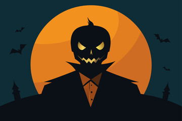 Misty Forest with Translucent Ghost