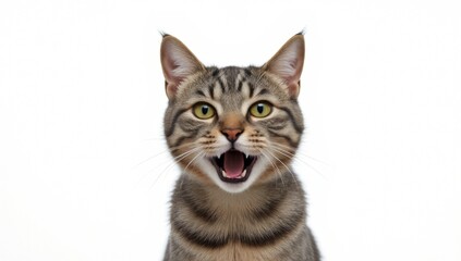 Obraz premium The moment of surprise of the kitten