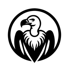 simple vulture logo
