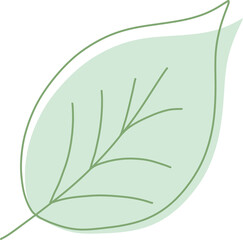 green leaf illustration
