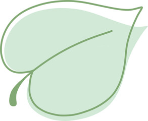 green leaf illustration