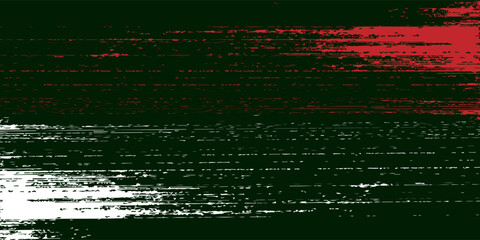 17 August Indonesia Independence Day. Indonesia Flag Made of Glitter Sparkle Brush Paint Vector