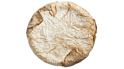 Close up of a whole walnut with shell texture isolated on white background
