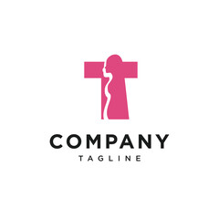 Letter T Pregnant Logo Icon Vector