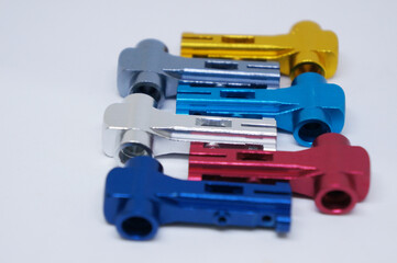 Anodized CNC parts Aluminum Components in Multiple Colors