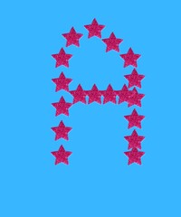 christmas background with stars