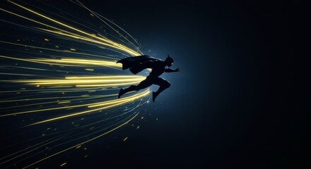 line of action with heroic pose